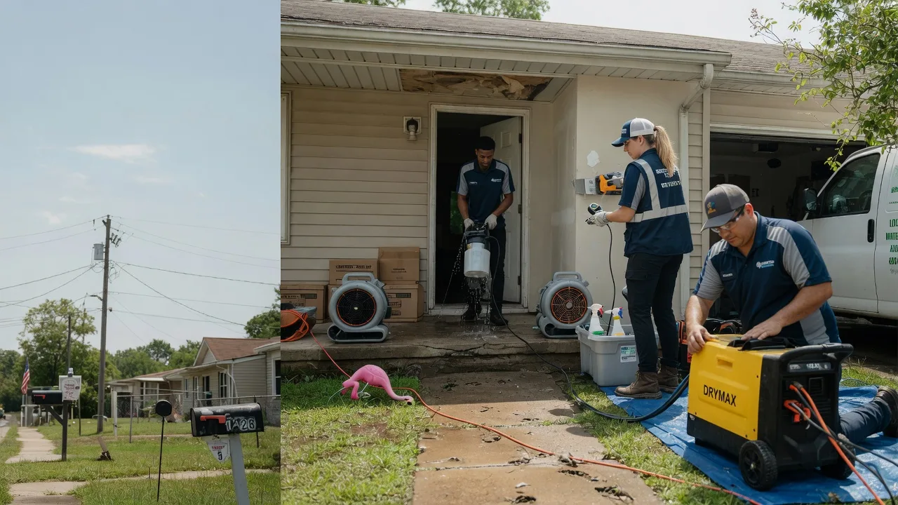 Storm Damage Water Removal in Pittsburg, KS near me